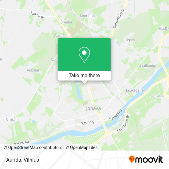 Aurida map