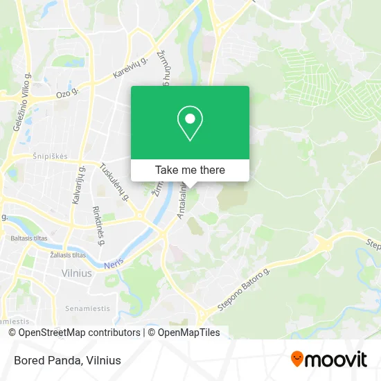 Bored Panda map