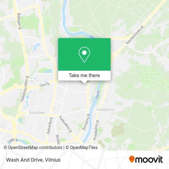 Wash And Drive map