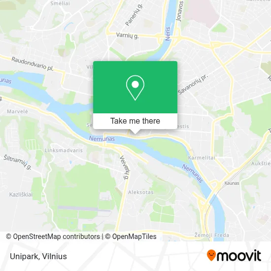 Unipark map