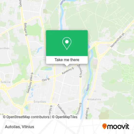 Autoilas map