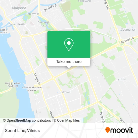 Sprint Line map