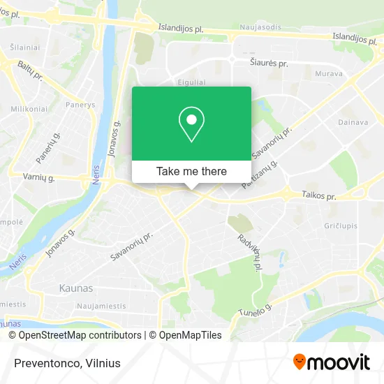 Preventonco map