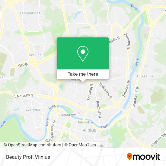 Beauty Prof map