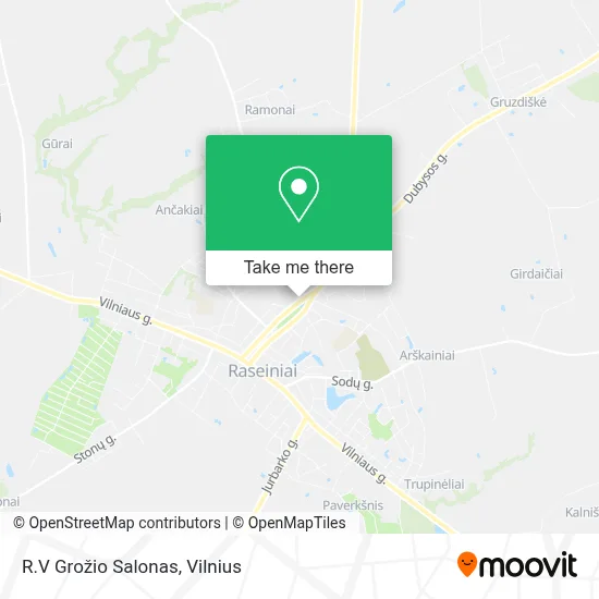 R.V Grožio Salonas map