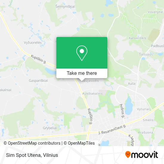 Sim Spot Utena map