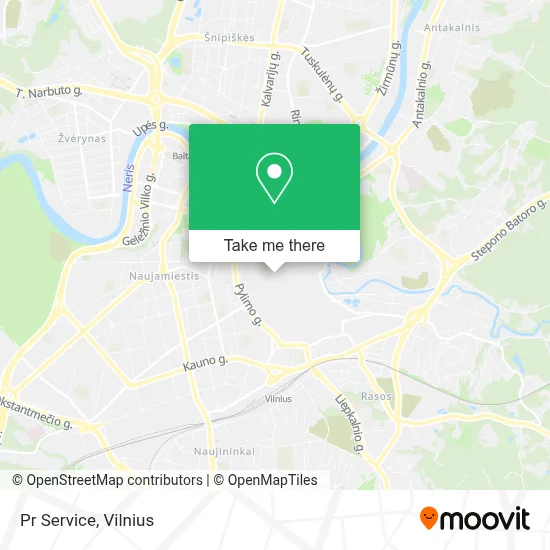Pr Service map