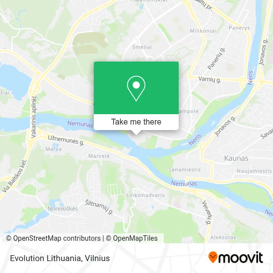 Evolution Lithuania map