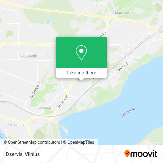 Dservis map