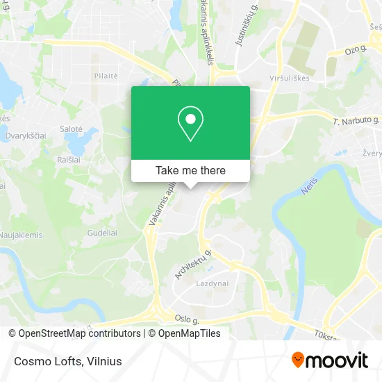 Cosmo Lofts map