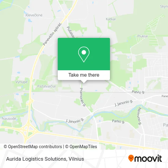 Aurida Logistics Solutions map