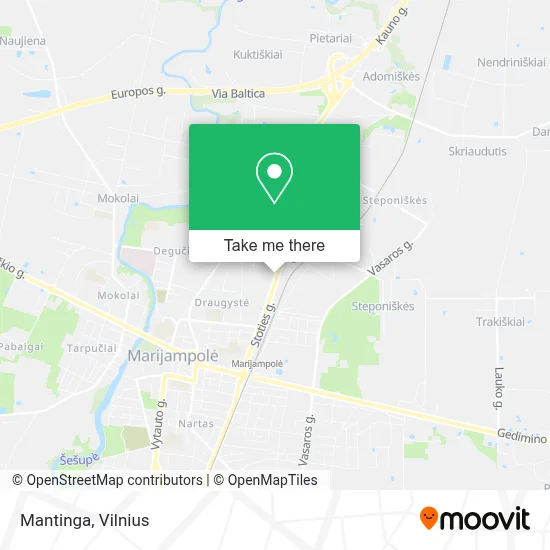 Mantinga map