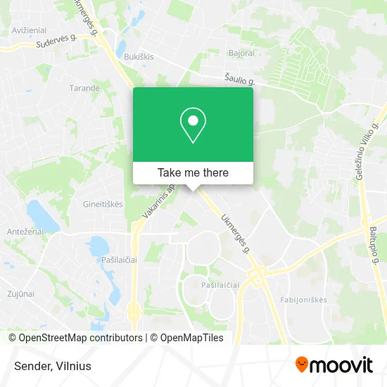 Sender map