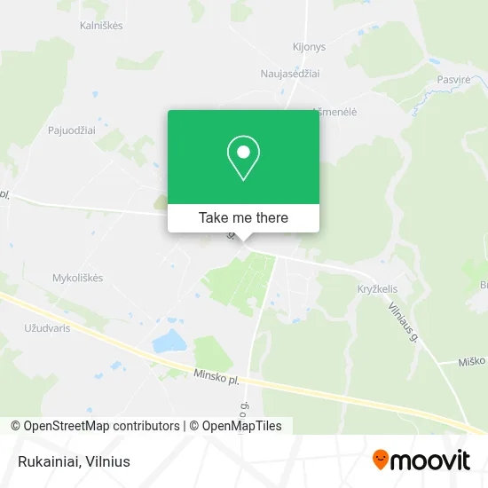 Rukainiai map