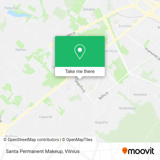 Santa Permanent Makeup map