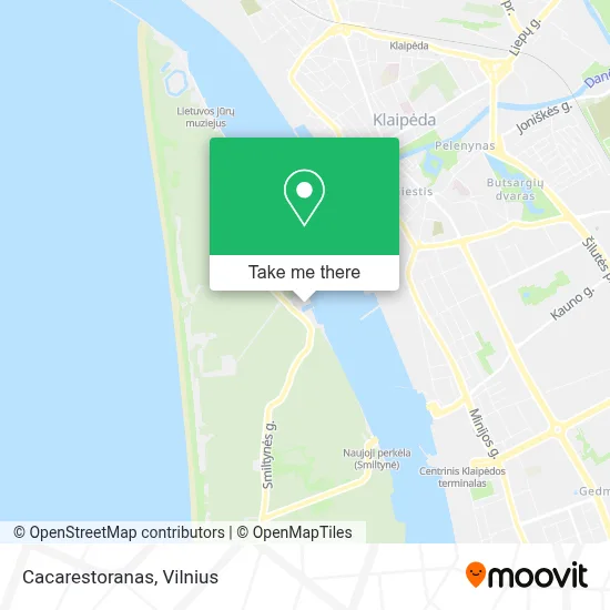 Cacarestoranas map