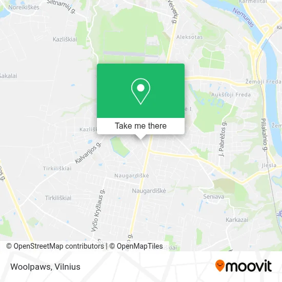 Woolpaws map