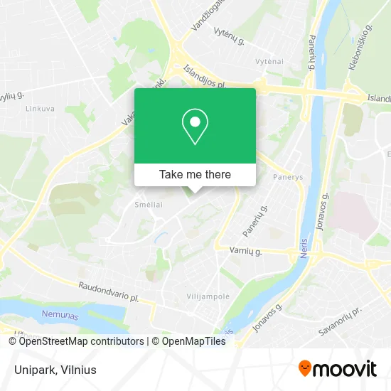Unipark map