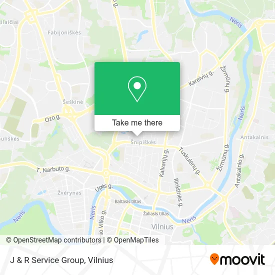 J & R Service Group map