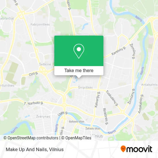 Make Up And Nails map