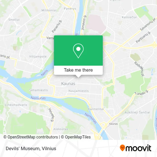 Devils' Museum map