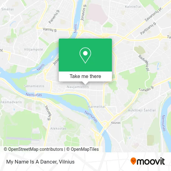 My Name Is A Dancer map
