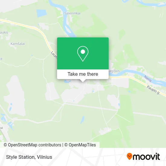 Style Station map