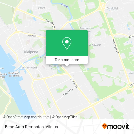 Beno Auto Remontas map