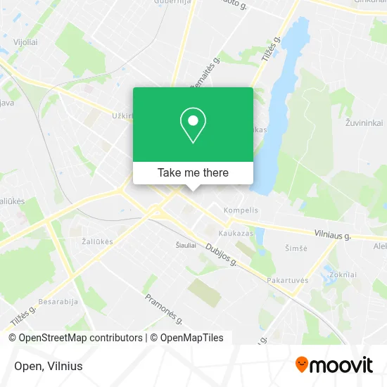 Open map