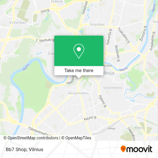 Bb7 Shop map