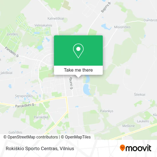 Rokiškio Sporto Centras map