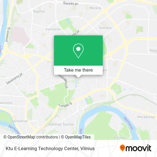 Ktu E-Learning Technology Center map