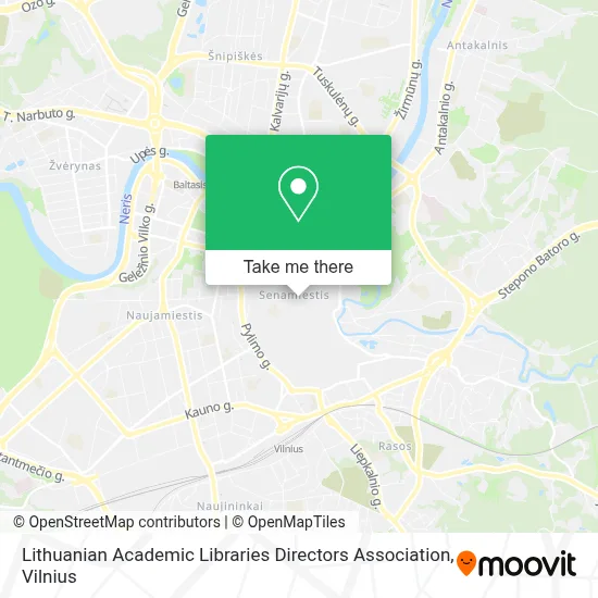Lithuanian Academic Libraries Directors Association map