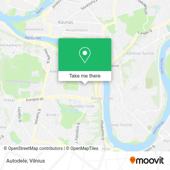 Autodele map