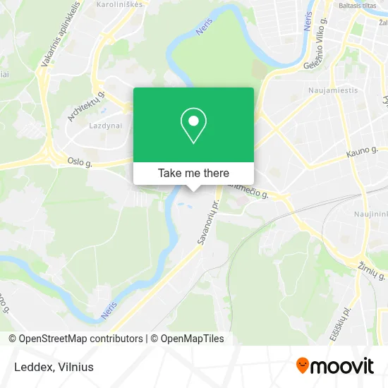 Leddex map