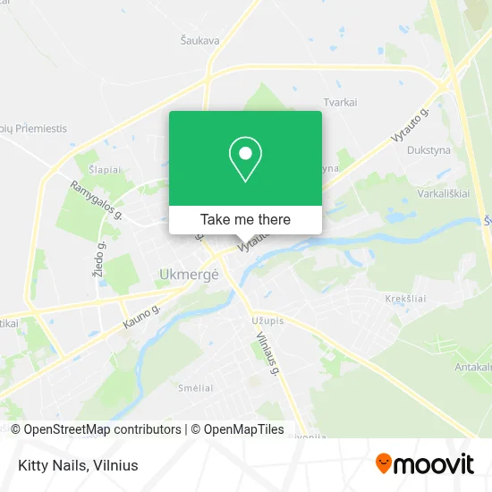 Kitty Nails map