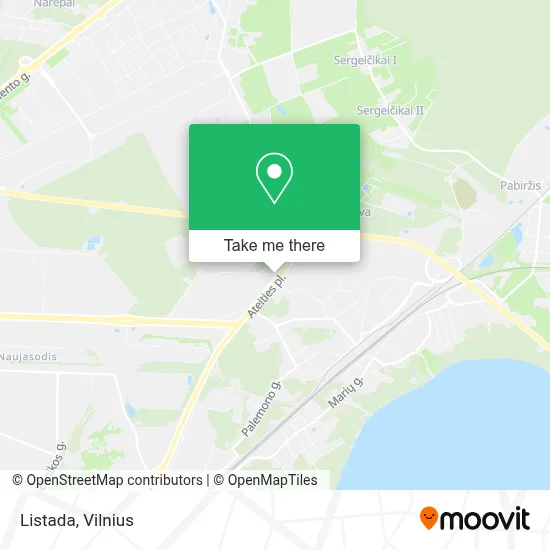 Listada map