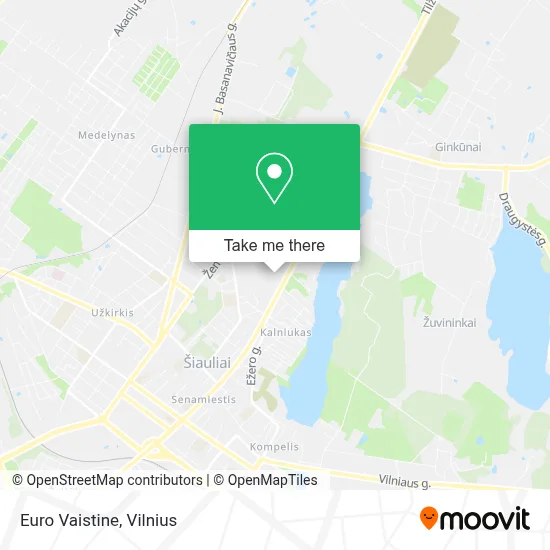 Euro Vaistine map