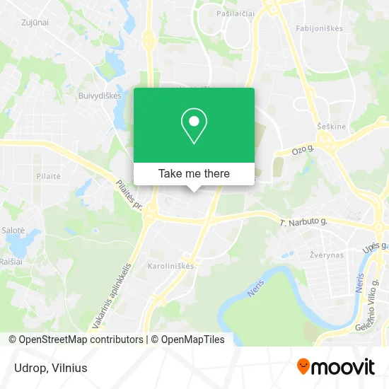 Udrop map