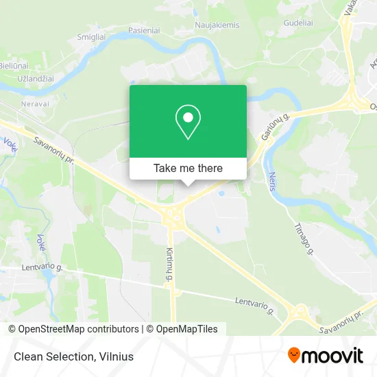 Clean Selection map