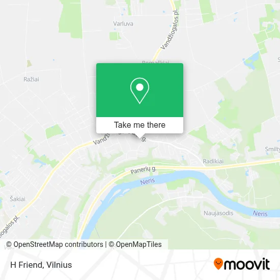 H Friend map