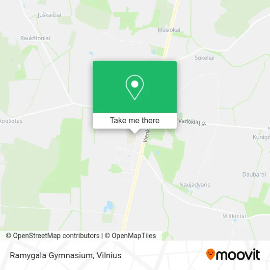 Ramygala Gymnasium map