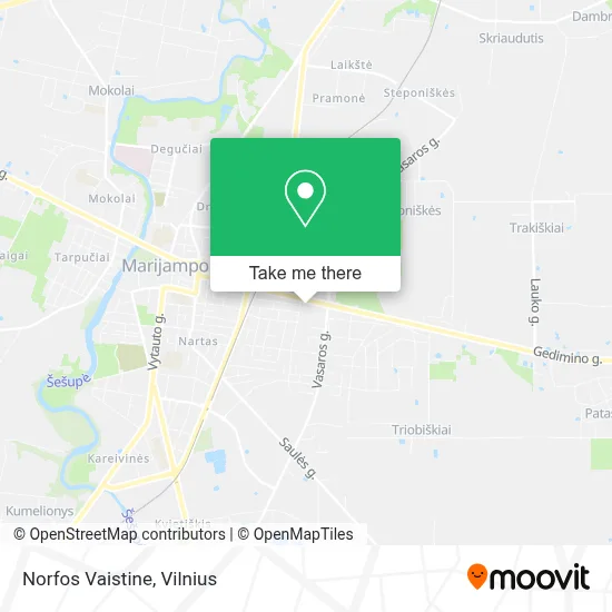 Norfos Vaistine map