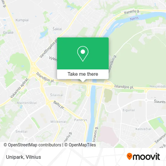 Unipark map