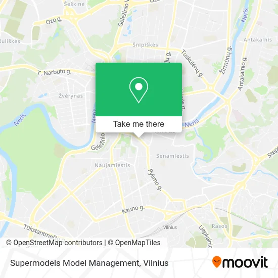 Supermodels Model Management map