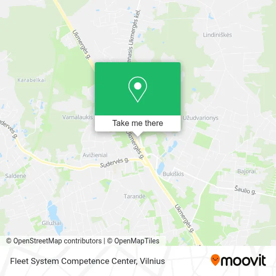 Fleet System Competence Center map