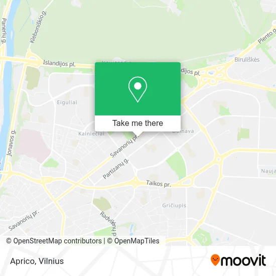 Aprico map