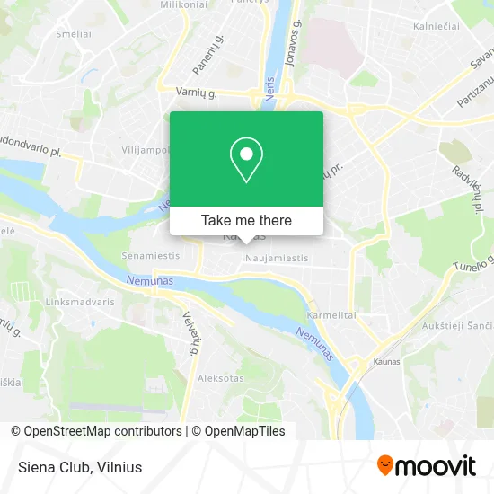 Siena Club map