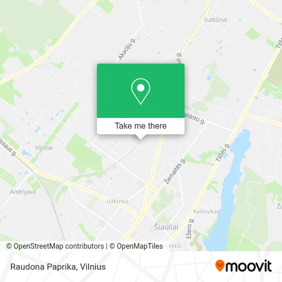 Raudona Paprika map