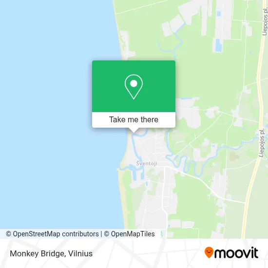 Monkey Bridge map